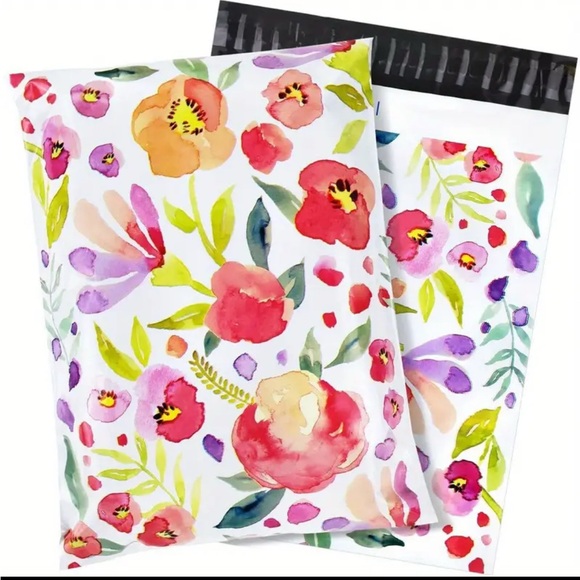 Bright Flowers 30 Poly Mailer Bundle 10x13 - Picture 2 of 3